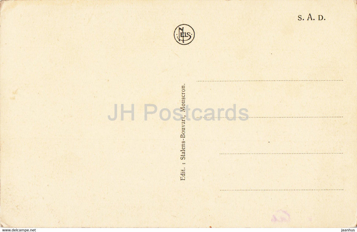 Mouscron - Hotel de Ville - Stadhuis - old postcard - Belgium - unused