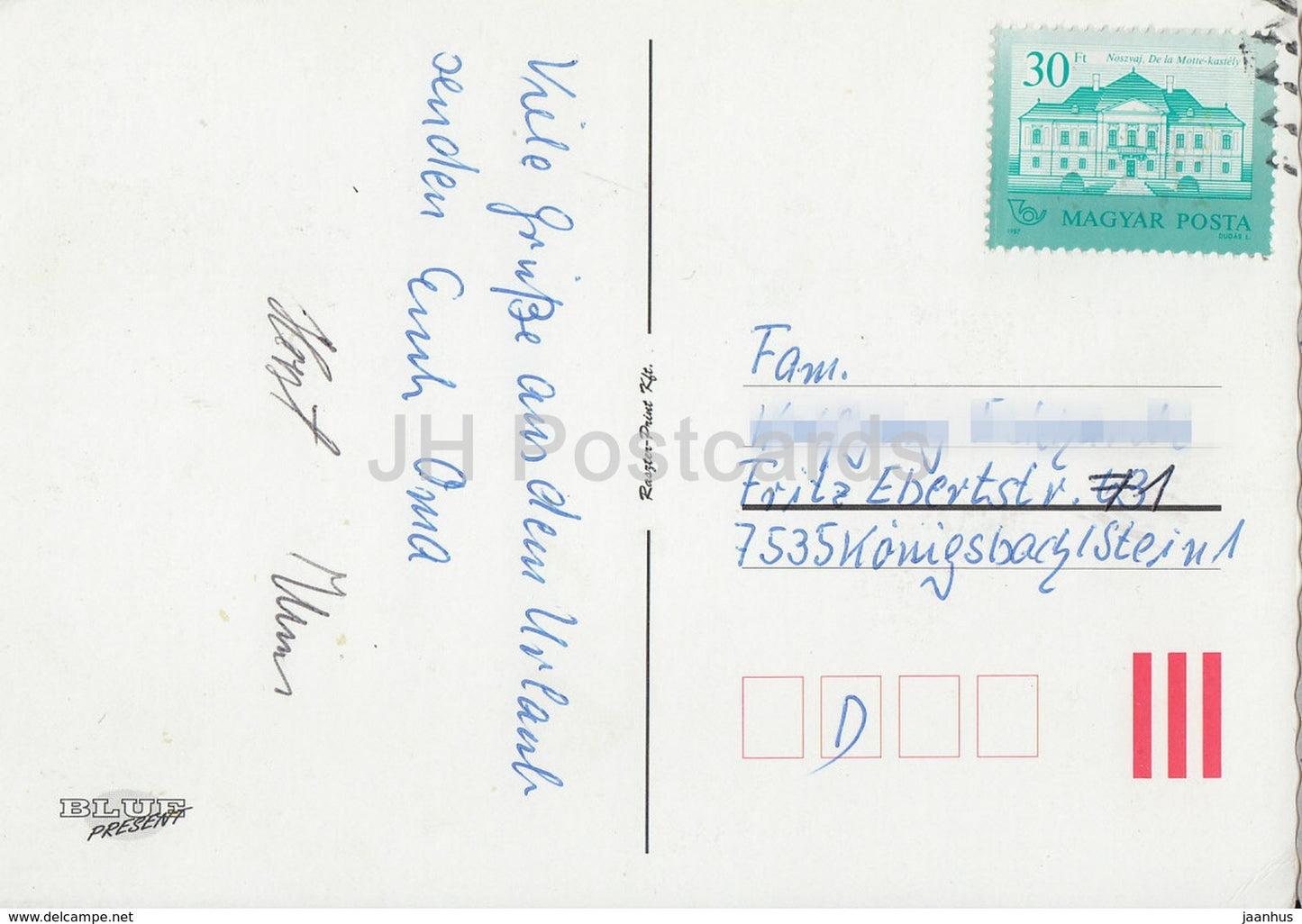 Balaton - Balatonfured - sailing boat - beach - hotel - multiview - Hungary - used