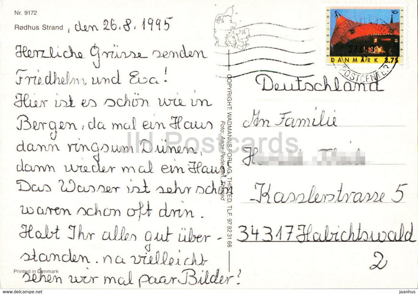 Rodhus Strand – Strand – 1995 – Dänemark – gebraucht