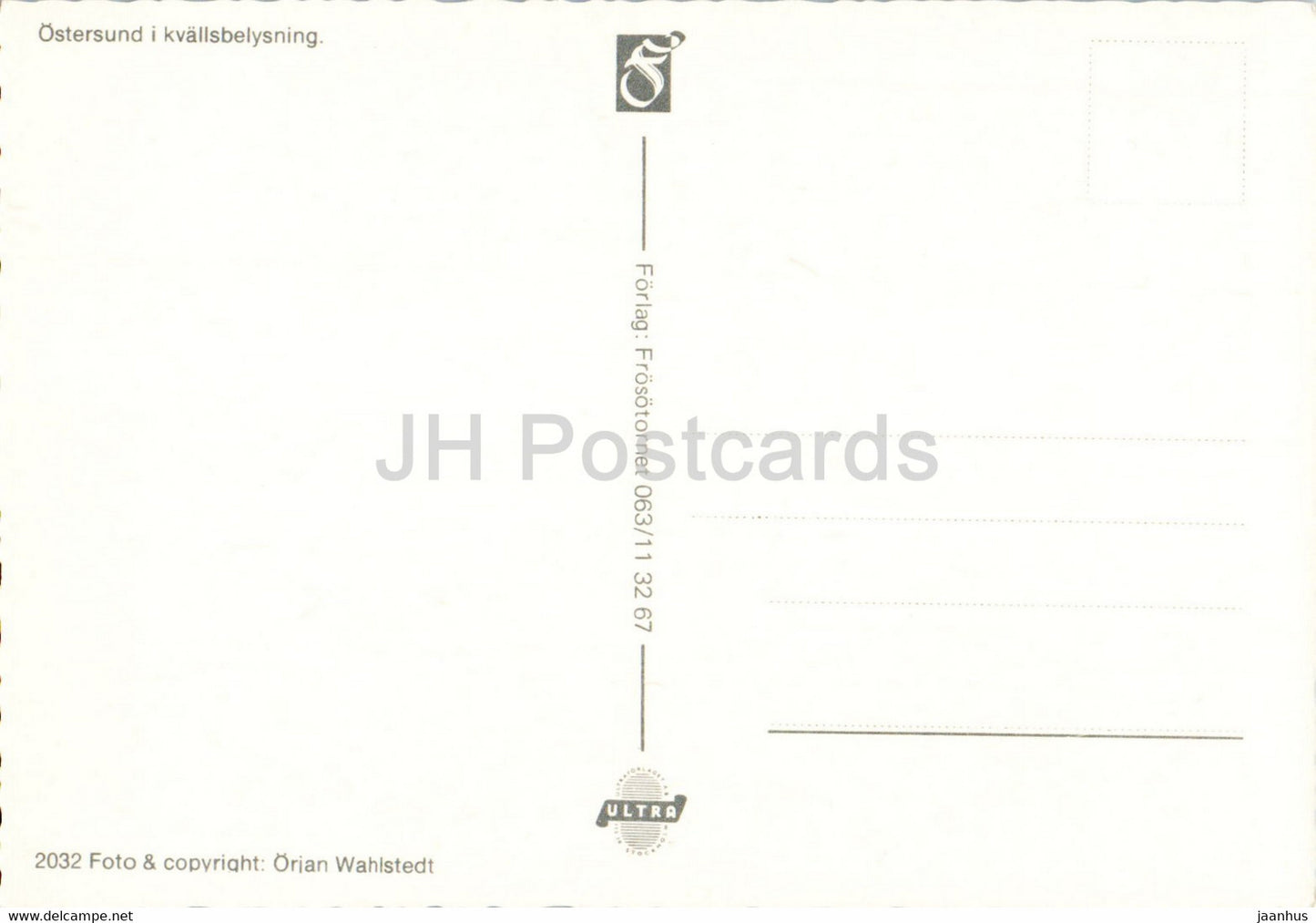 Ostersund i kvallsbelysning - Ostersund dans l'éclairage du soir - Suède - inutilisé