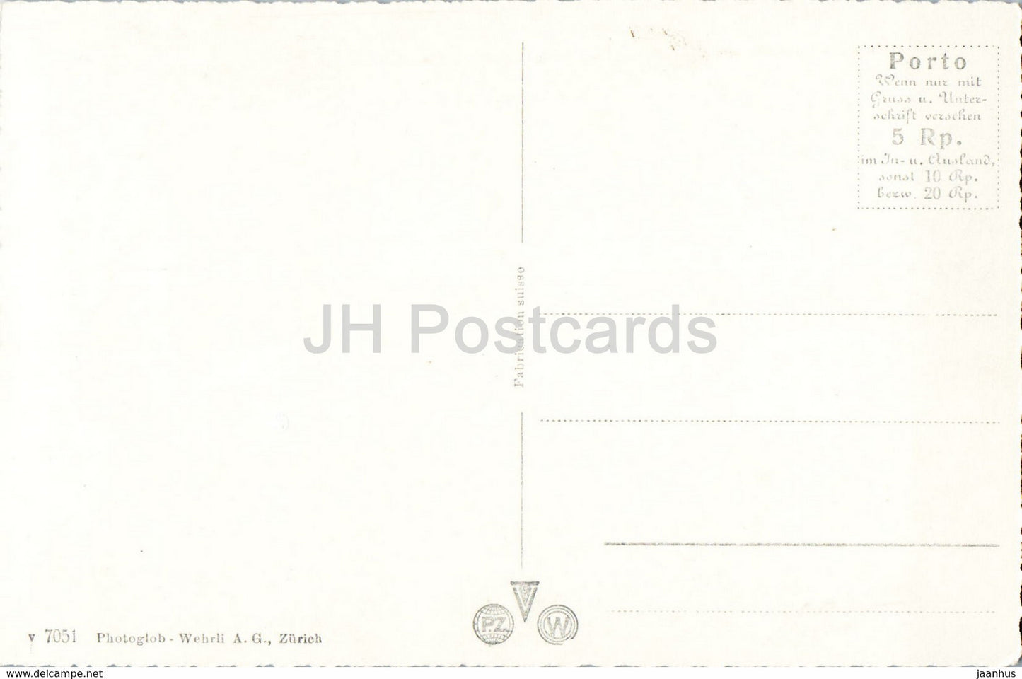 Wassen mit Stausee Pfaffensprung - 7051 - old postcard - Switzerland - unused