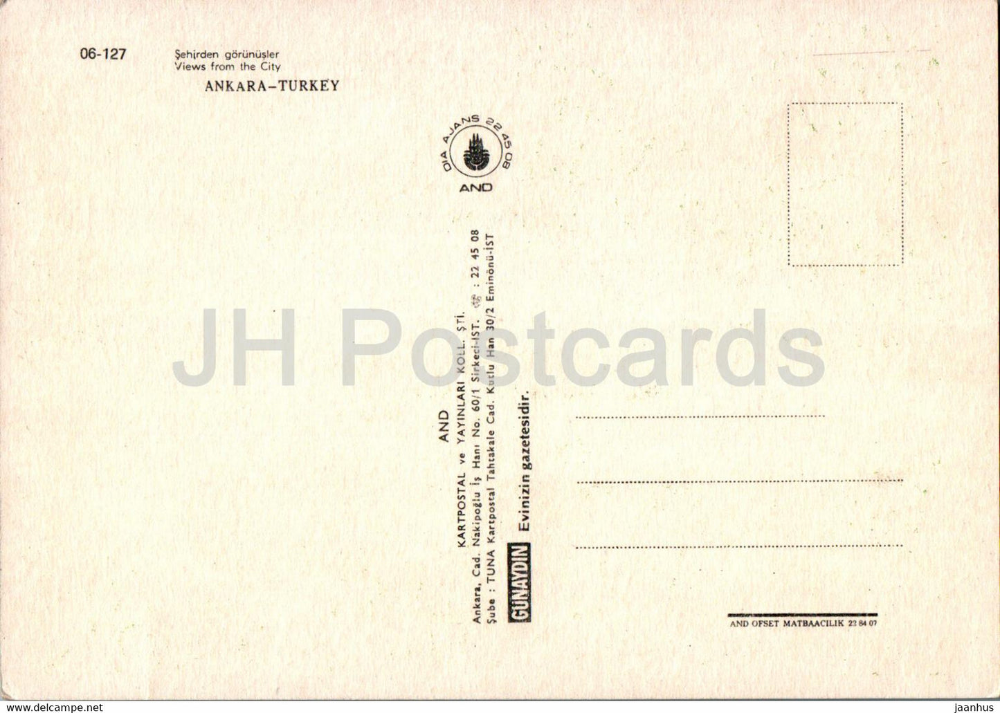 Ankara - views from the city - multiview - 06-127 - Turkey - unused