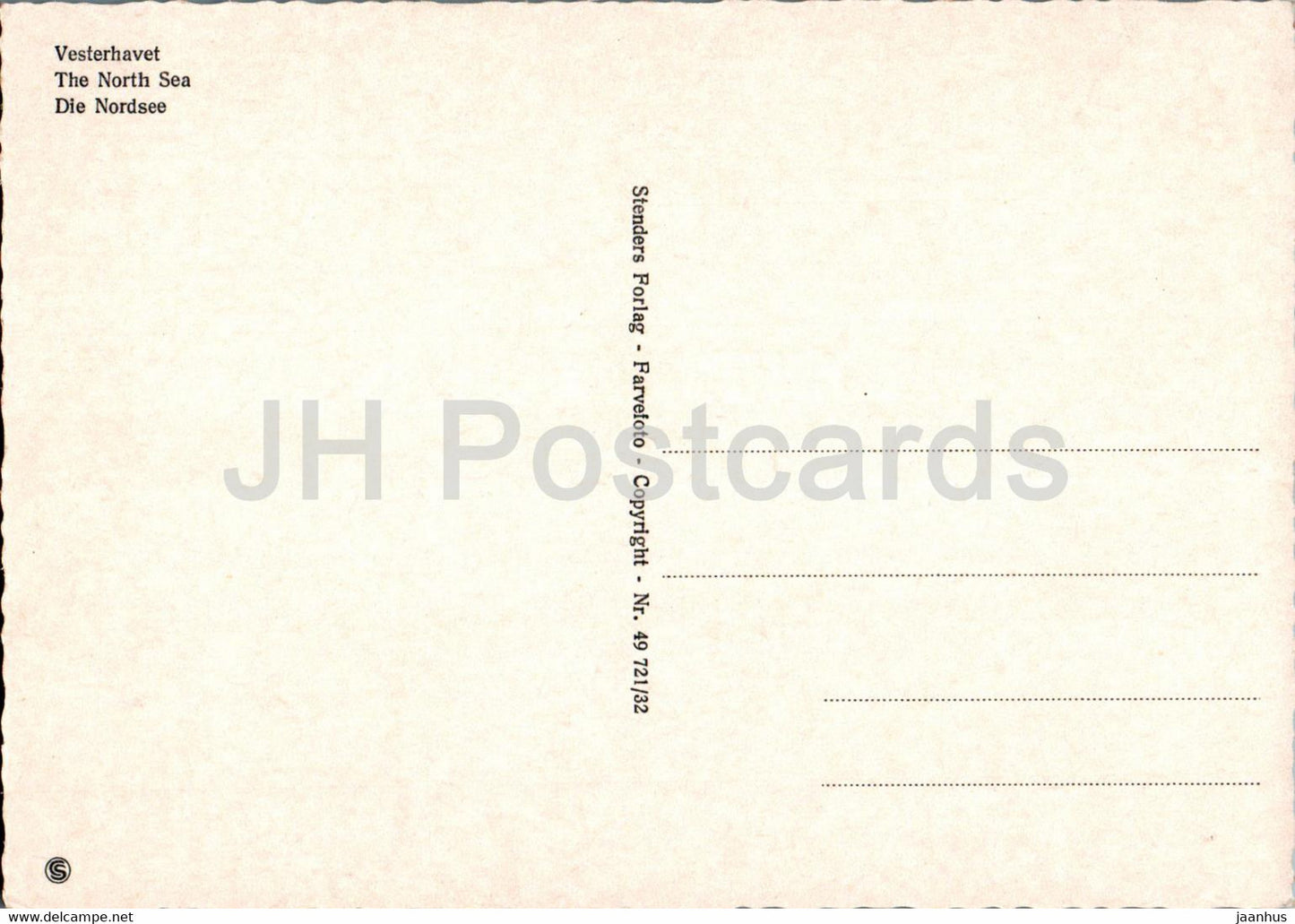 Vesterhavet - North Sea - 49 - Denmark - unused