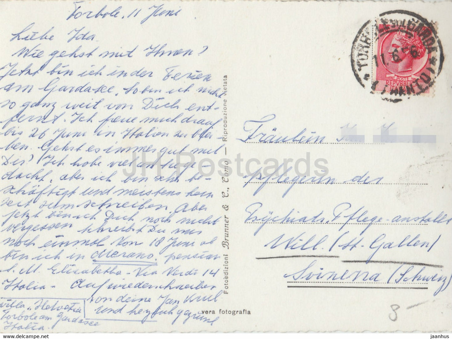 Torbole - Lago di Garda - Lungo Lago - old postcard - 1956 - Italy - used