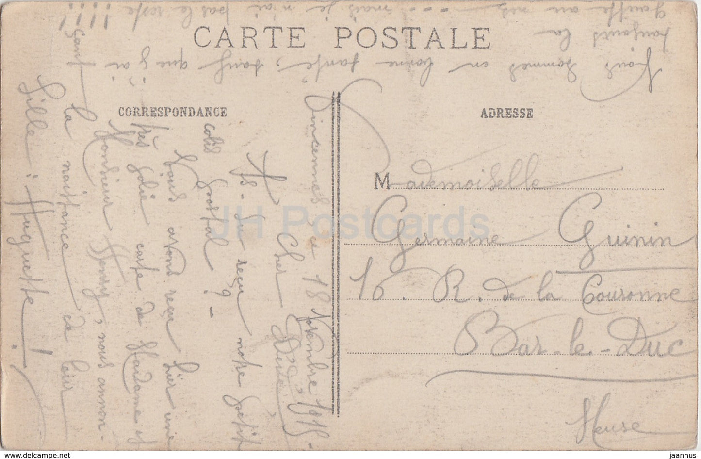 Bois de Vincennes - Le Temple Grec - 44 - alte Postkarte - 1918 - Frankreich - gebraucht