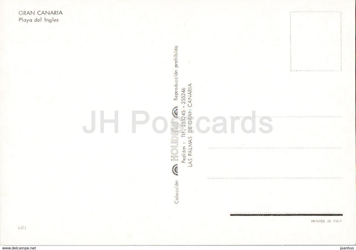 Gran Canaria - Playa del Ingles - general view - view - Spain - unused