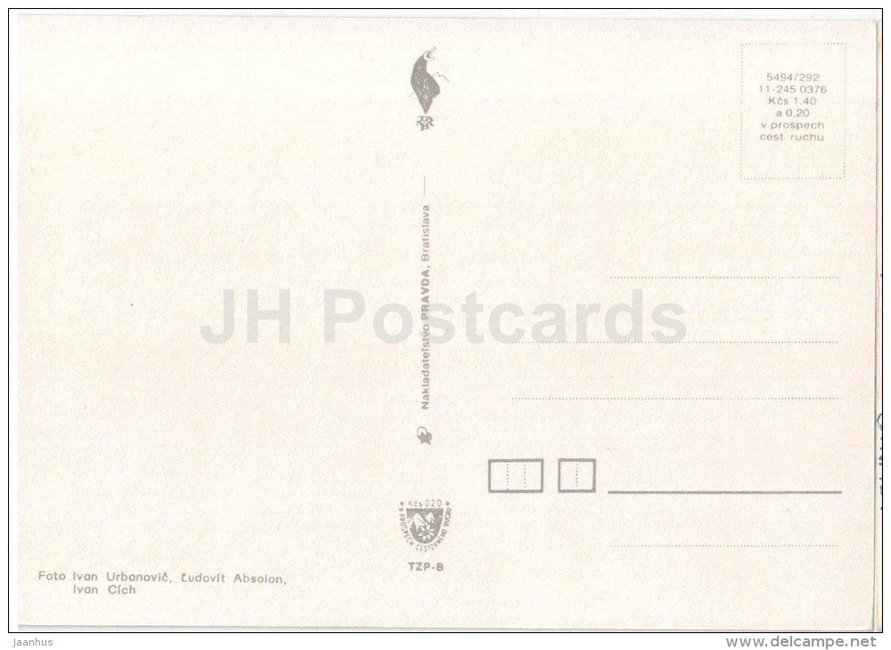 Rysov - mountains - Czechoslovakia - Czech - unused - JH Postcards