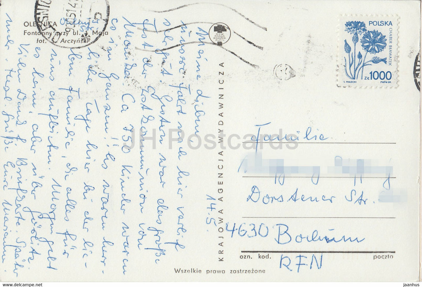Olesnica - 1990 - Pologne - occasion