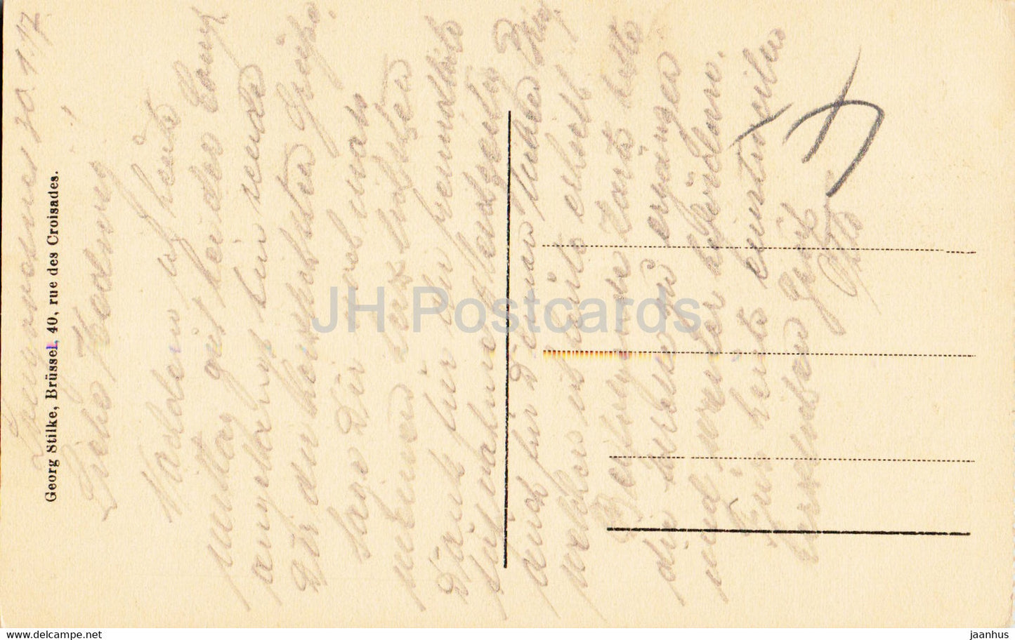 Sain Quentin - Denkmal des 8 octobre 1870 - monument - carte postale ancienne - 1917 - France - occasion