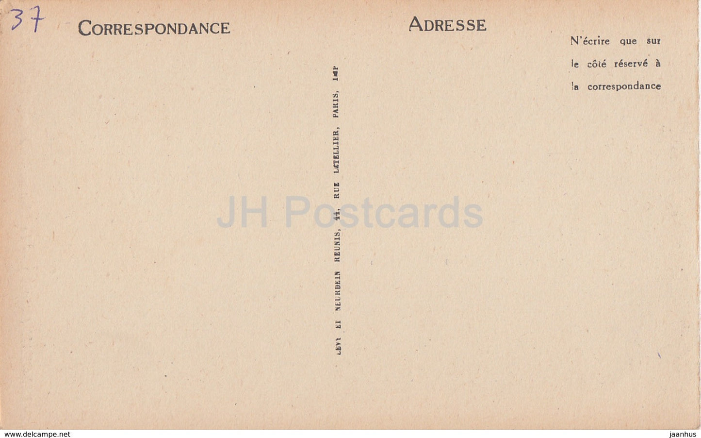 Langeais - Le Chateau - Facade Est - castle - 34 - old postcard - France - unused