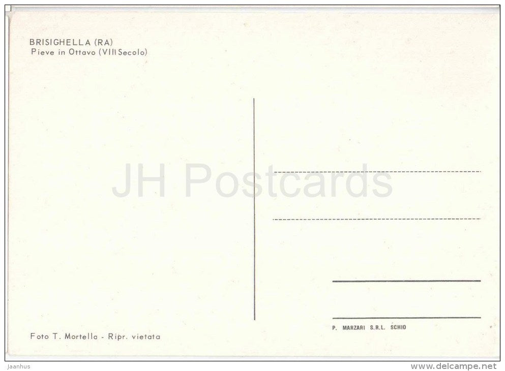 Pieve in Ottavo - church - Brisighella - Ravenna - Emilia-Romagna - JES 244 - Italia - Italy - unused - JH Postcards
