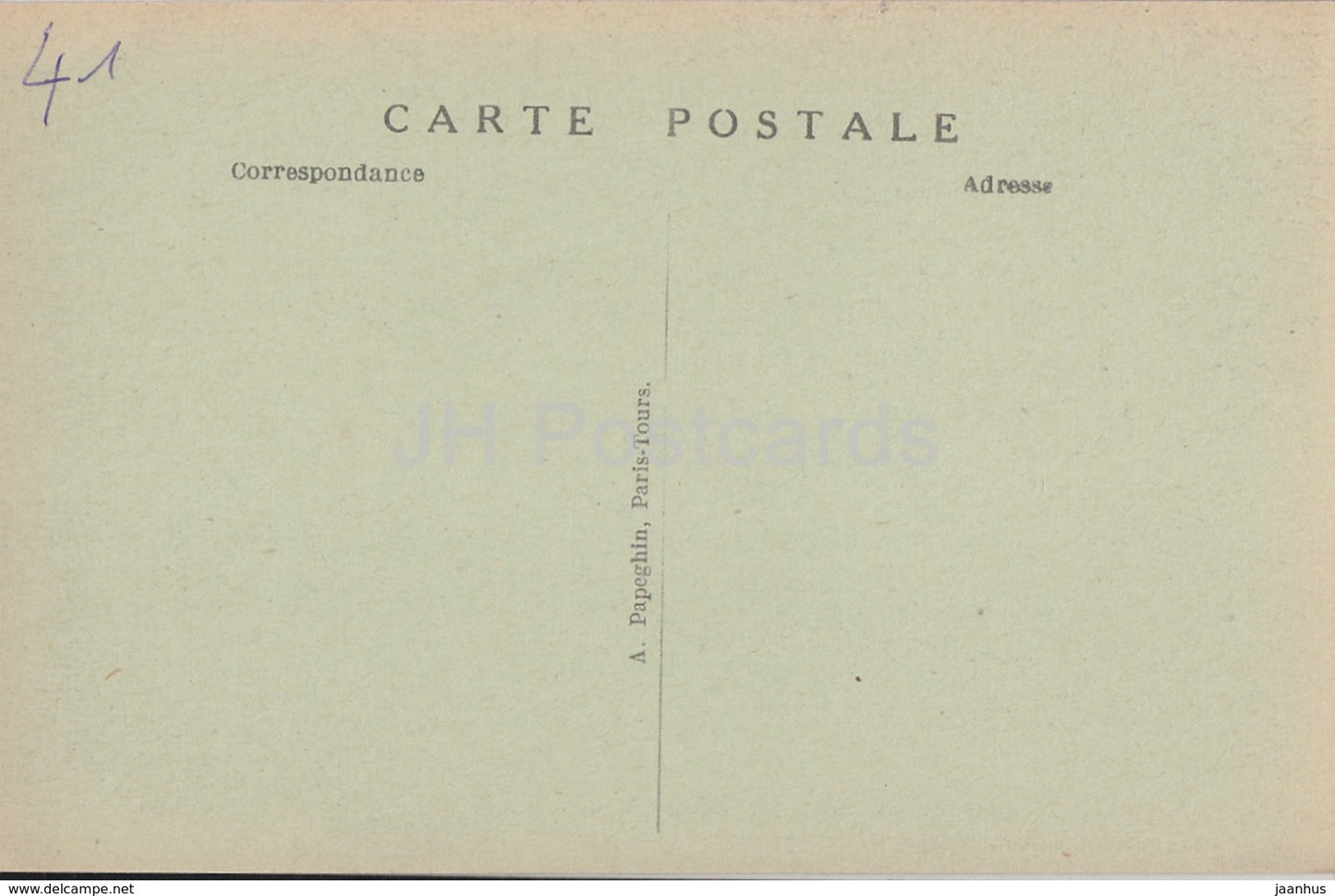 Blois - Le Chateau - L'Aile Louis XII - Salle des Etats Generaux - castle - old postcard - France - unused