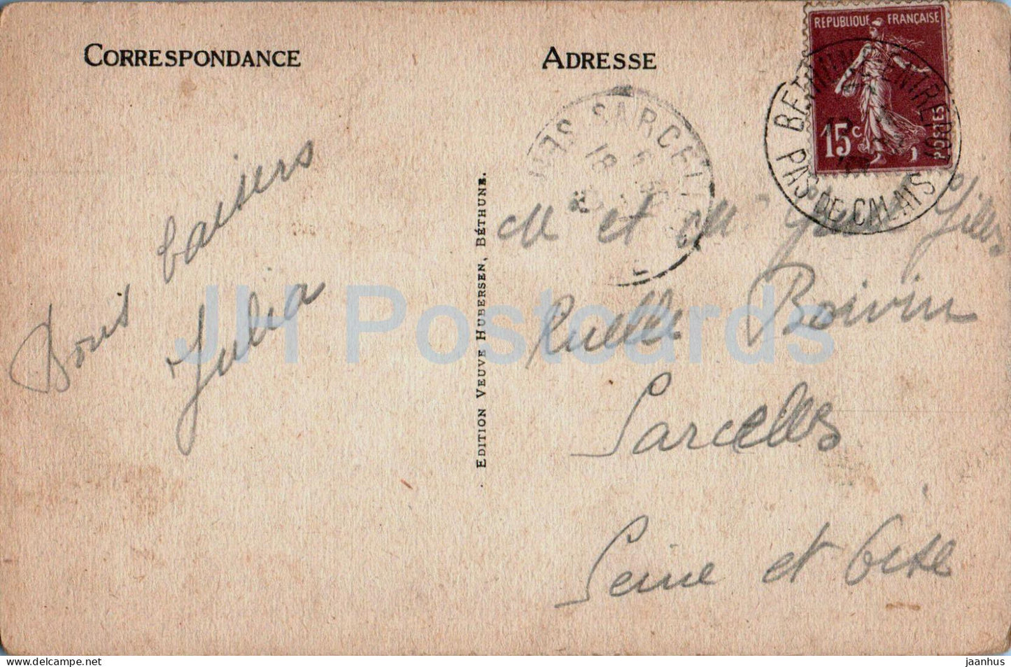 Bethune - Hôtel de Ville - mairie - 3 - carte postale ancienne - France - occasion