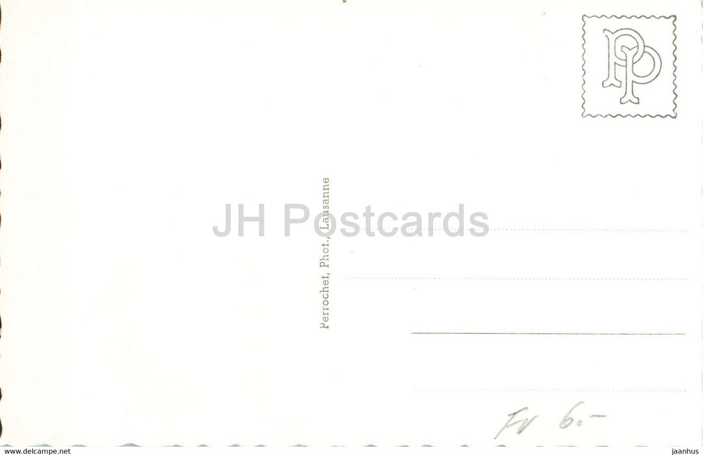 Lausanne - Place Centrale et Cathedrale - 751 - old postcard - Switzerland - unused