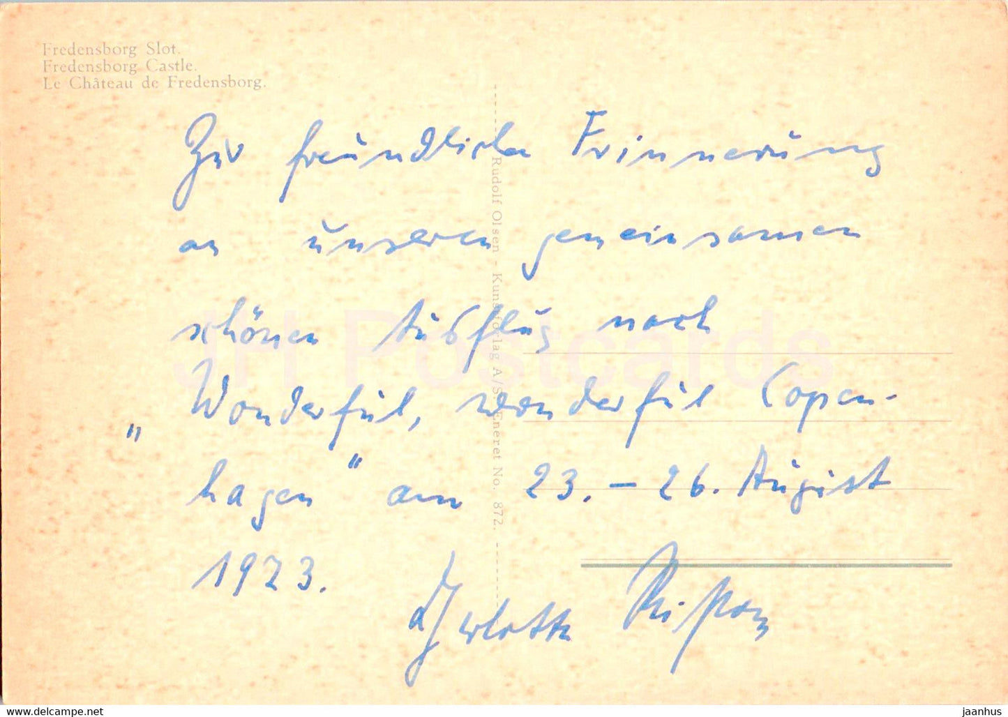 Fredensborg Slot - castle - 872 - Denmark - used