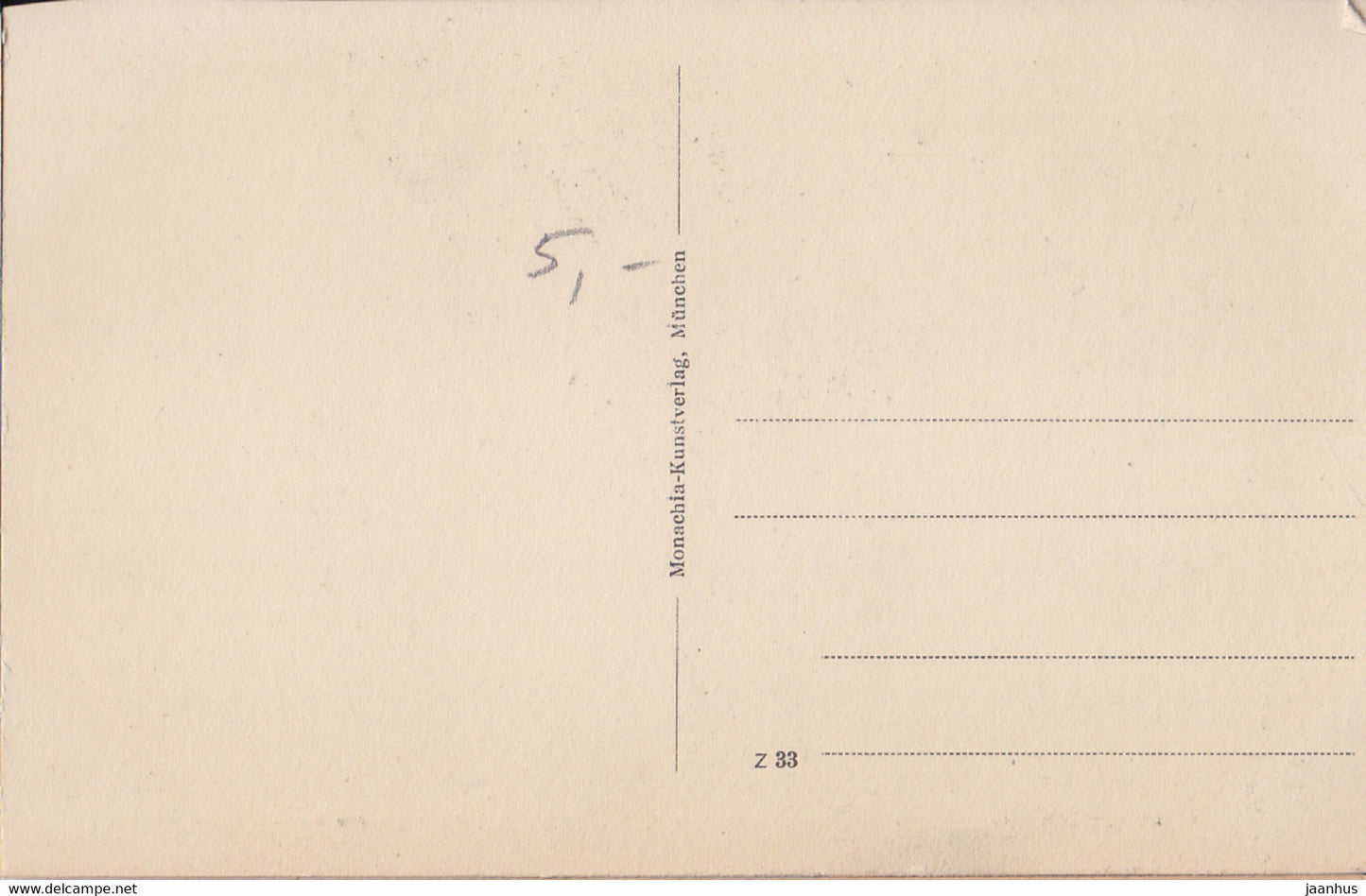 Sassnitz von der Ostsee aus - old postcard - Germany - unused