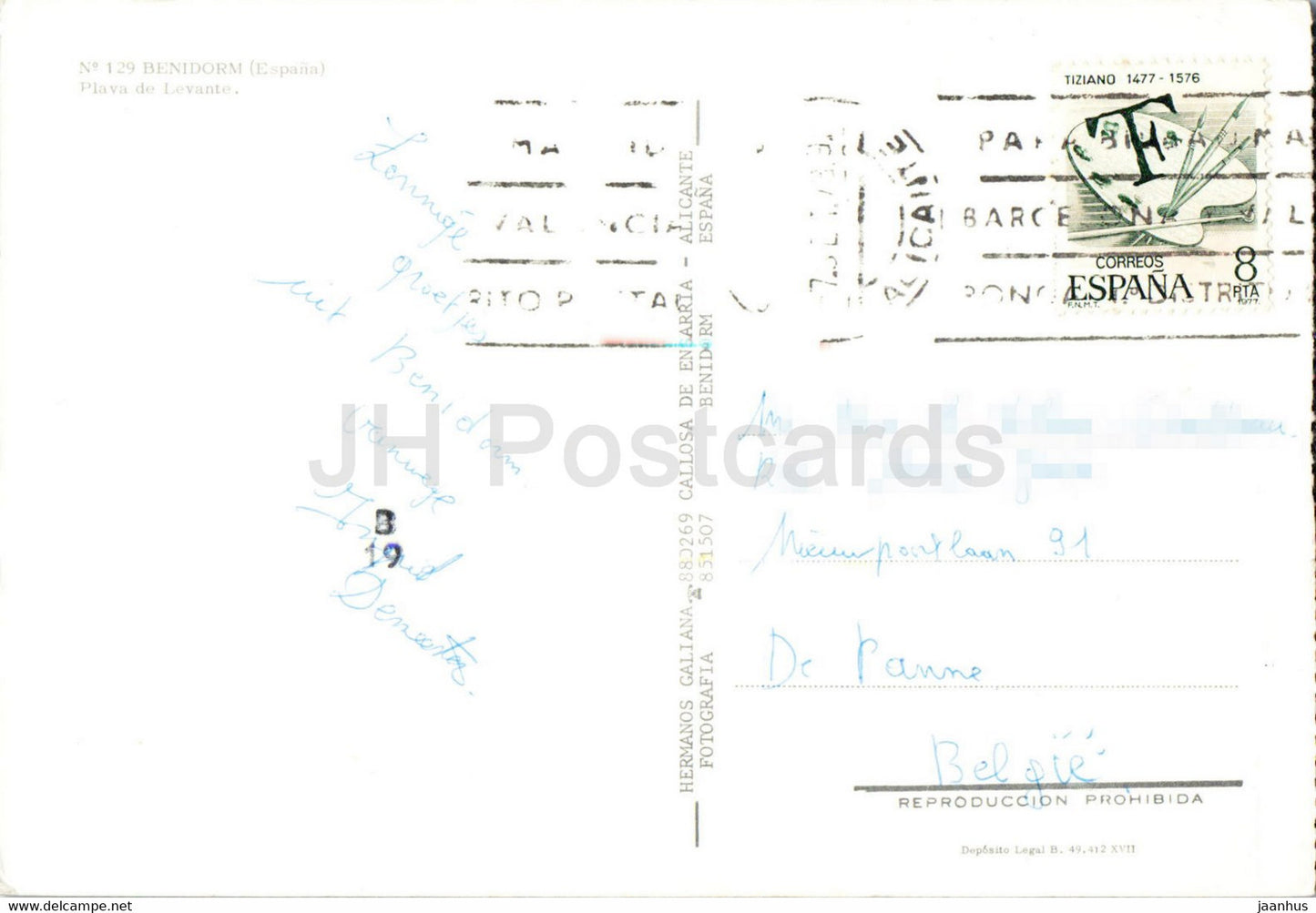 Benidorm - Playa de Levante - plage - 129 - Espagne - occasion