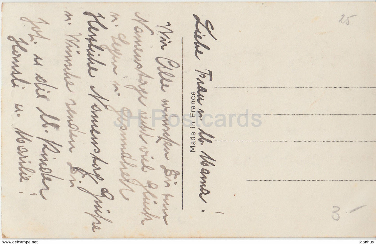 Grußkarte - Herzliche Namenstag Wünsche - Junge - NOYER 1305 - alte Ansichtskarte - Frankreich - gebraucht