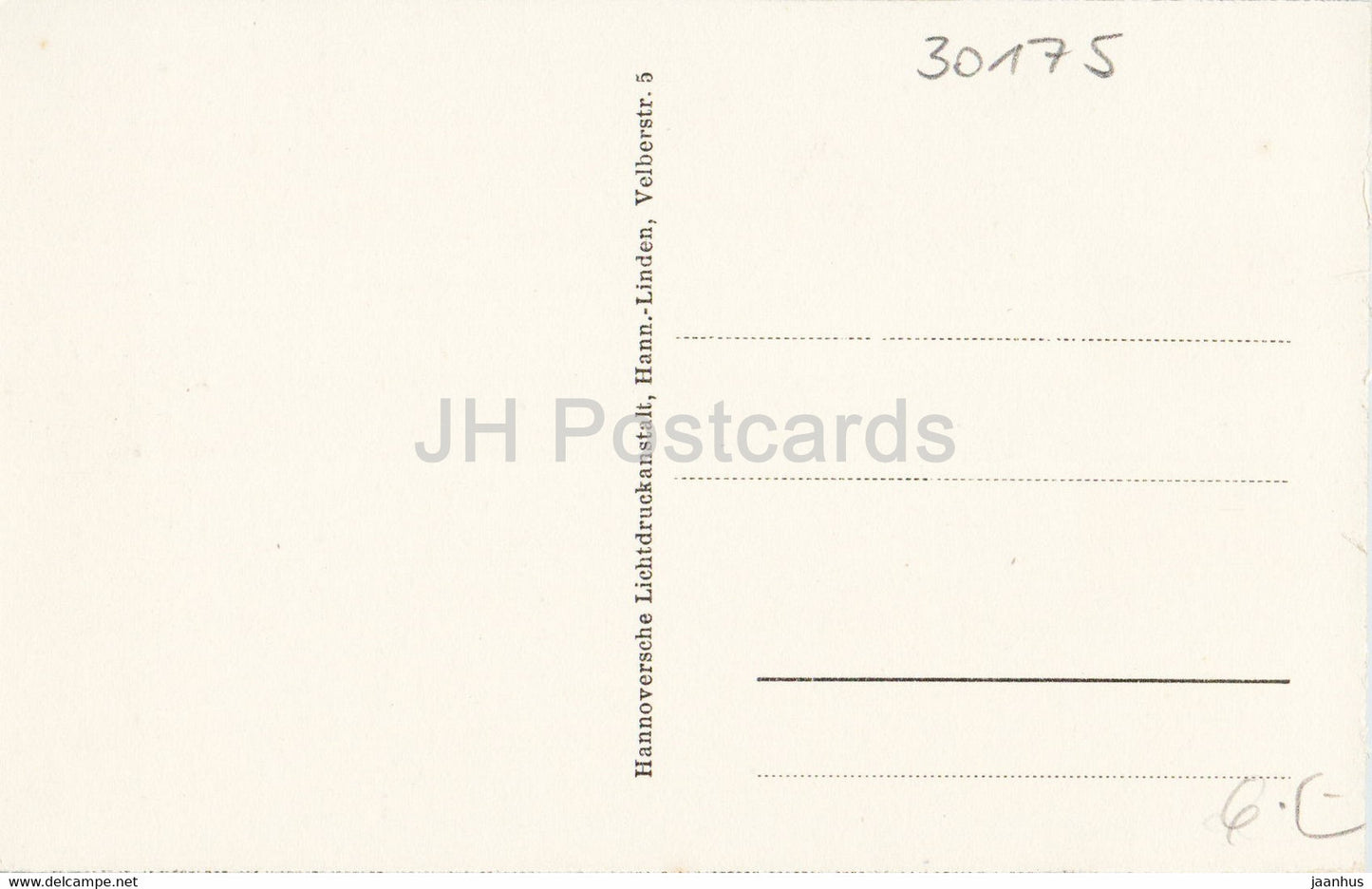 Hannover - Herrenhausen - Schloss - alte Postkarte - Deutschland - unbenutzt