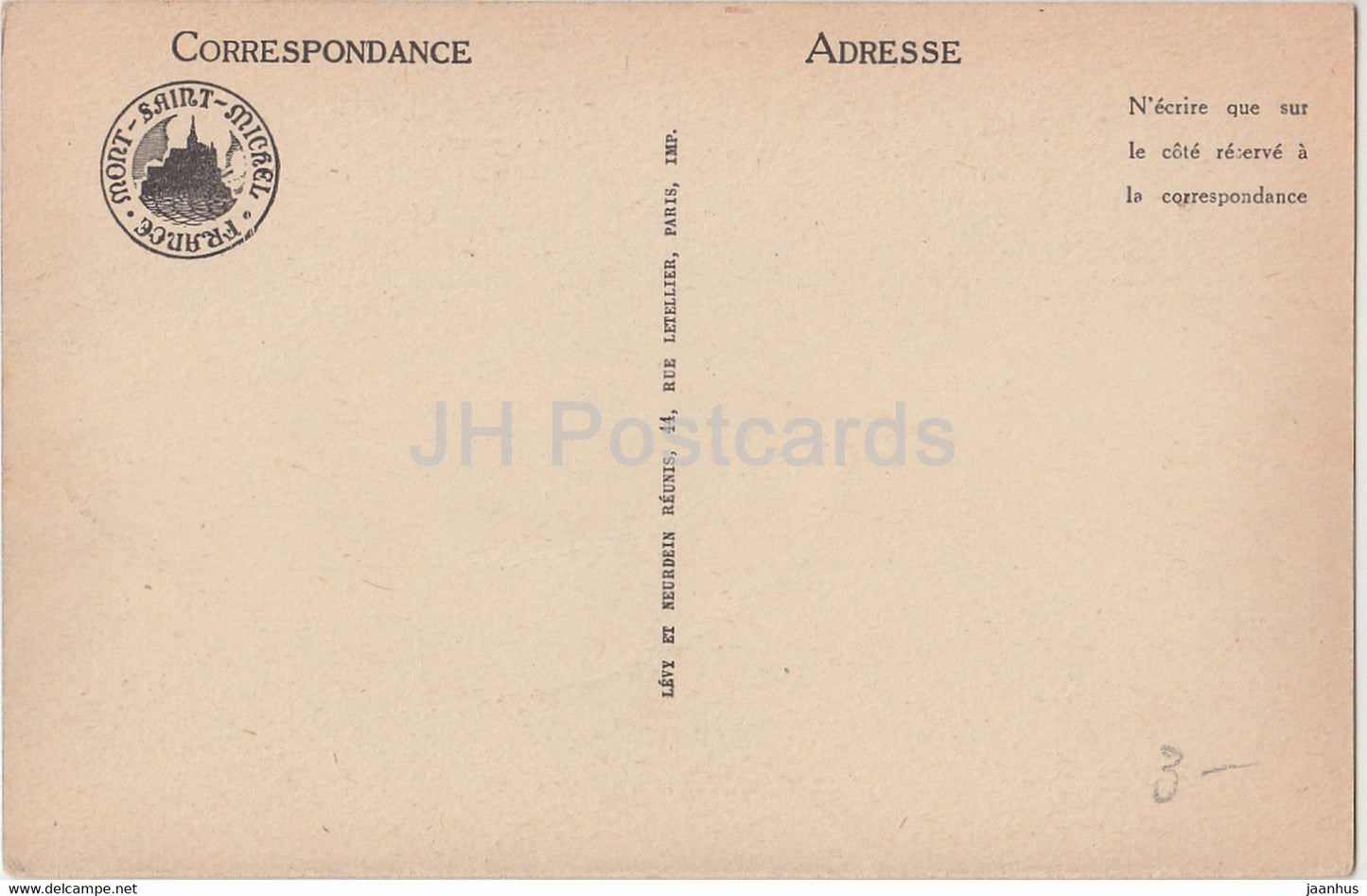 Grèves du Mont Saint Michel - Les Pres Sales - ND - mouton - carte postale ancienne - France - inutilisée