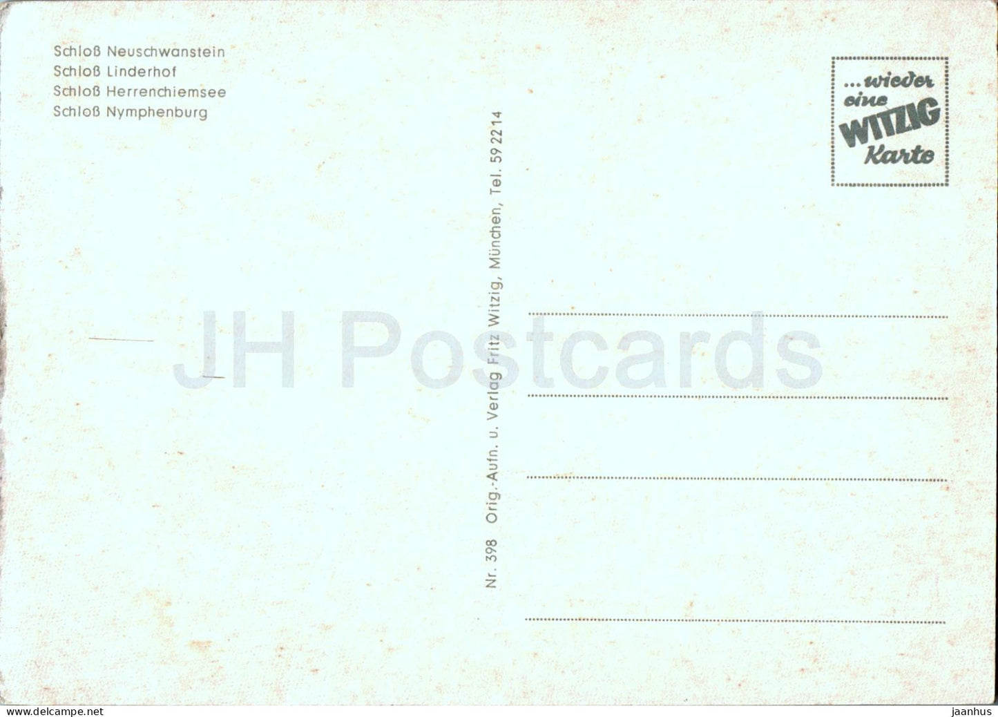 Konig Ludwig II und Seine Schlosser - multiview - château - 398 - Allemagne - inutilisé