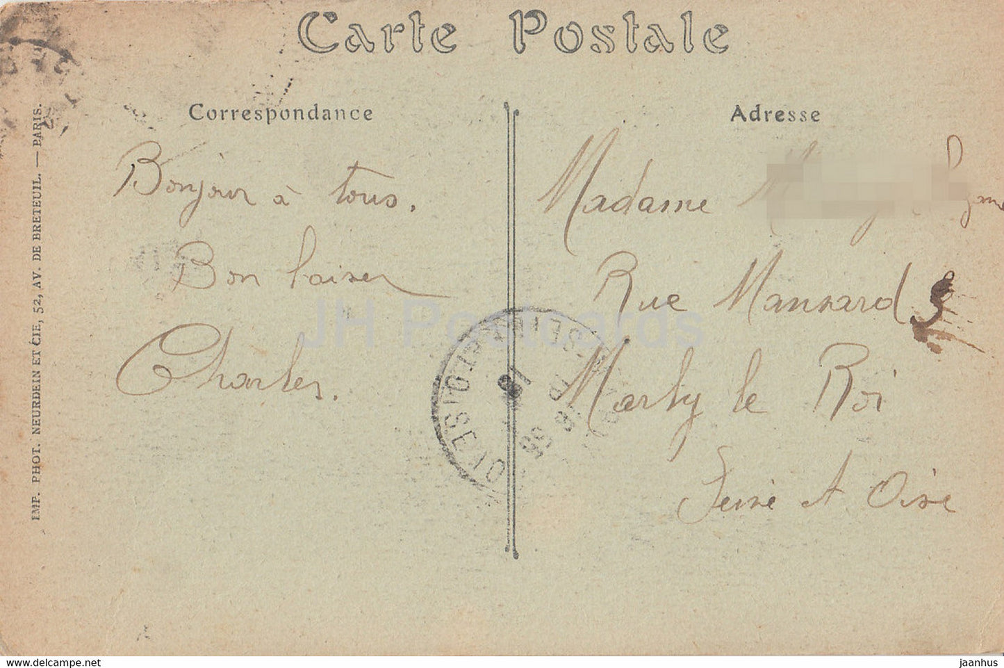 Dieppe - Vue generale du Casino et la Plage - Strand - 348 - alte Postkarte - Frankreich - gebraucht