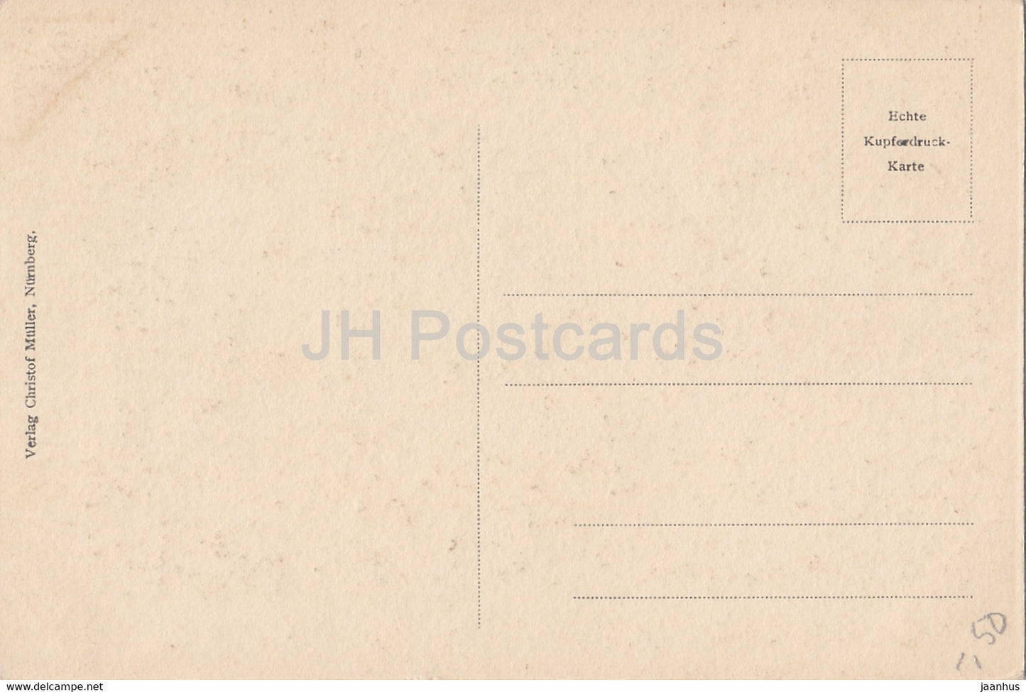 Nürnberg - Germanisches Museum - Wohnzimmer aus Kremper Marsch - alte Postkarte - Deutschland - unbenutzt