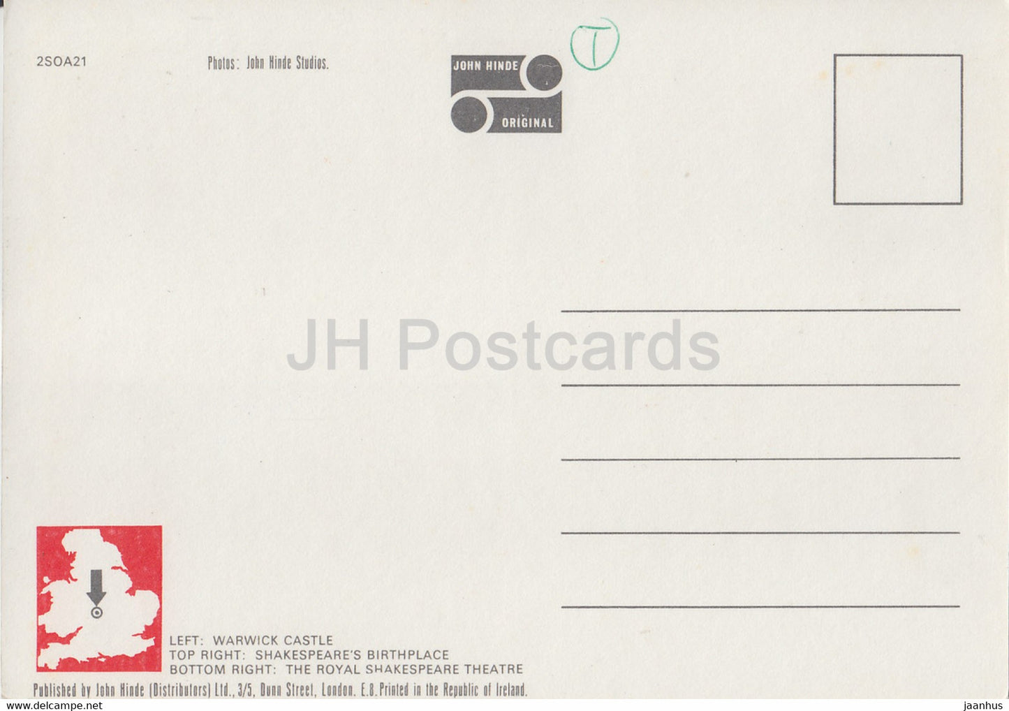 Warwick & Stratford - Warwick Castle - Shakespeare's Birhplace - England - United Kingdom - unused