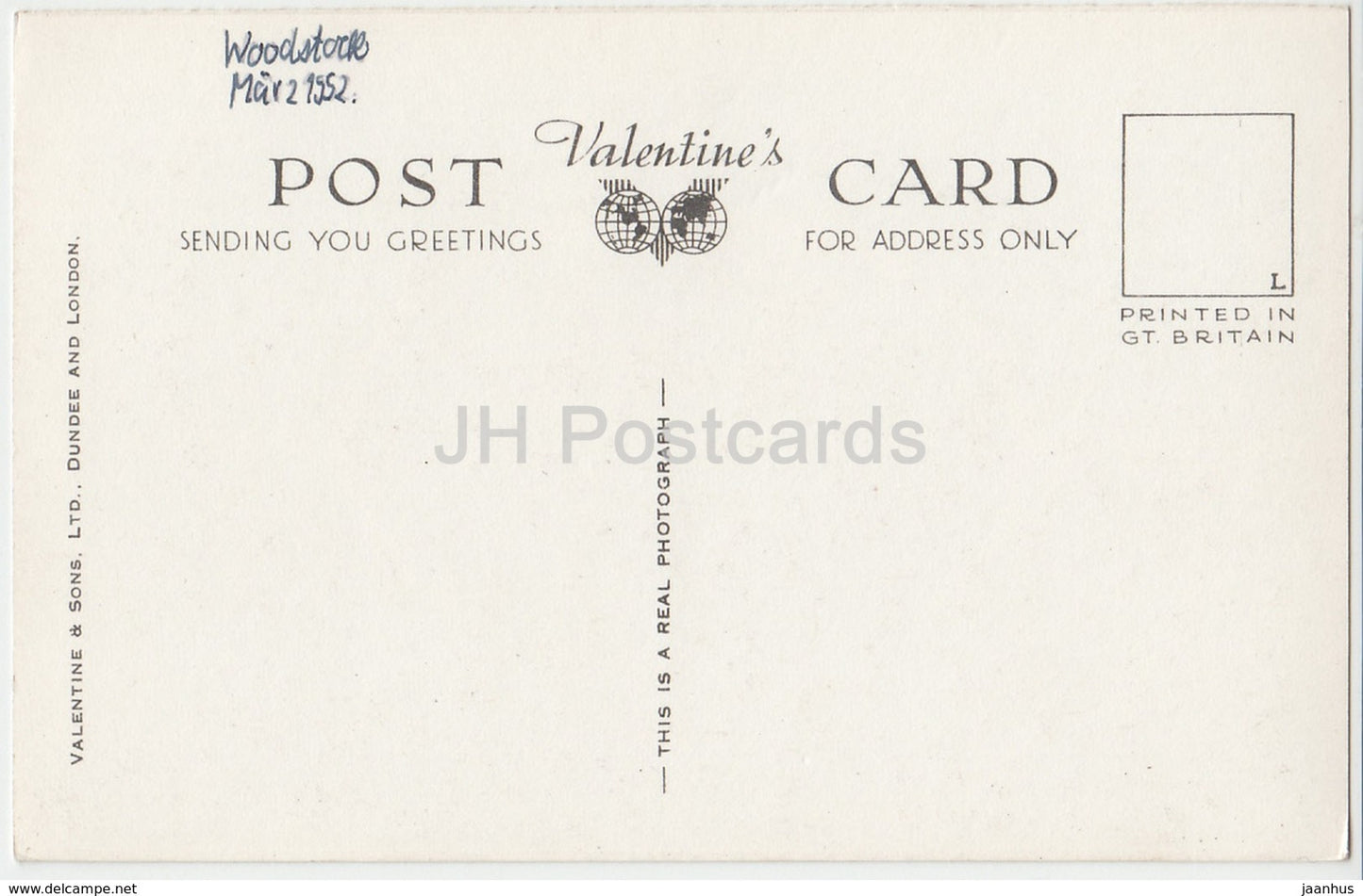 Blenheim - Blenheim Palace - Park - State Room - West Front - multiview - 1952 - Royaume-Uni - Angleterre - utilisé