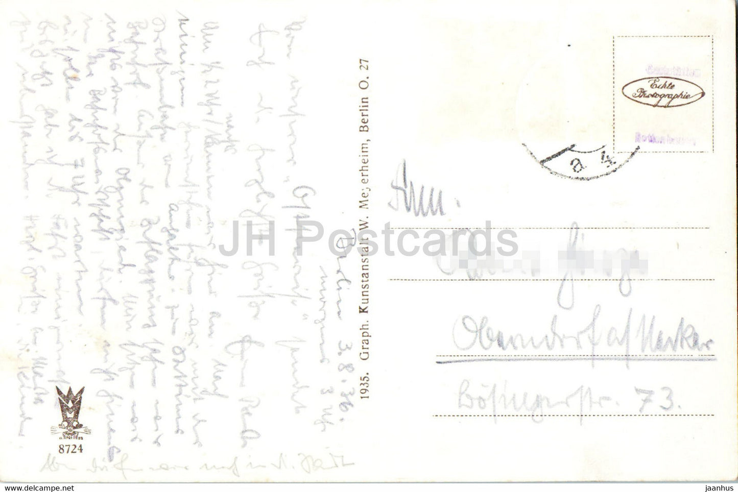 Berlin - Potsdamer Platz mit Columbushaus - car - bus - old postcard - 1936 - Germany - used