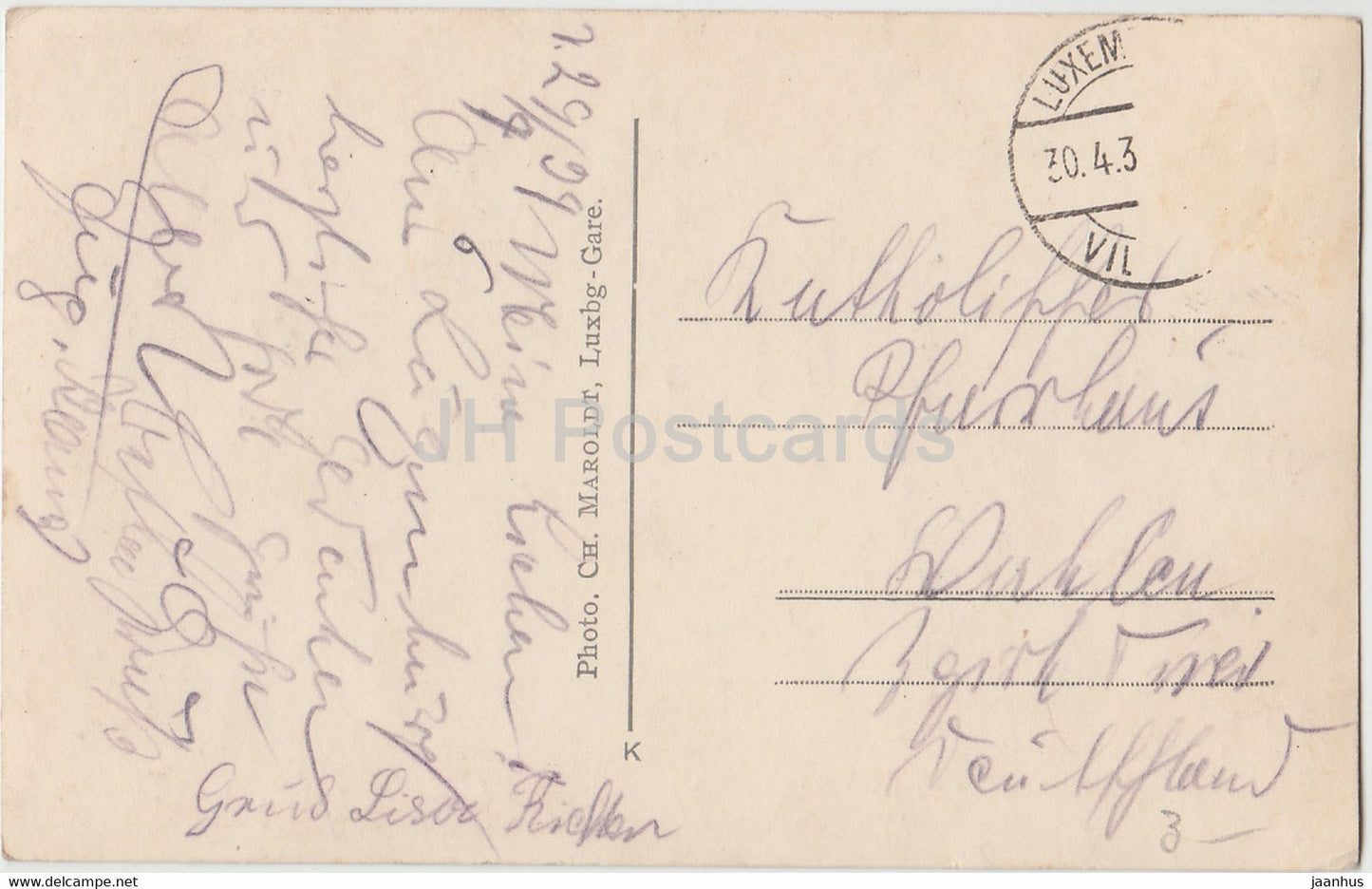 Luxembourg - Tombeau de Jean l'aveugle dans la Cathédrale - carte postale ancienne - Luxembourg - occasion