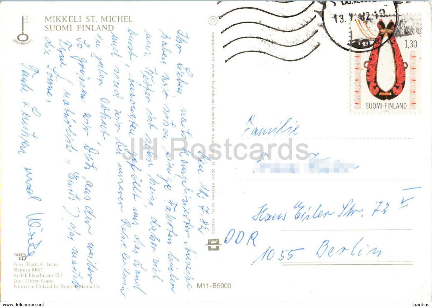 Mikkeli - St Michel - church - 1982 - Finland - used