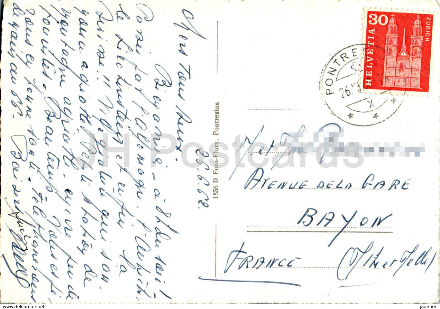 Piz Palu u Bellavista - 1962 - Switzerland - used