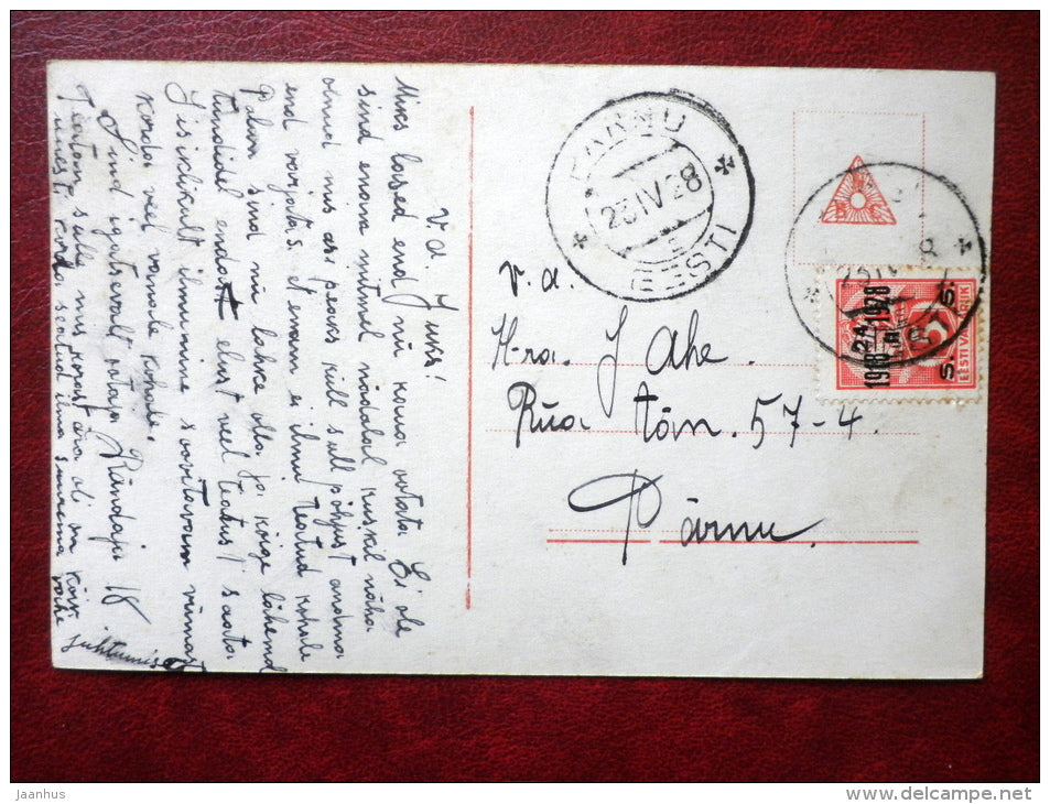 Henny Porten - movie actress - cinema - 214/2 - old postcard - sent to Estonia - Germany - used - JH Postcards