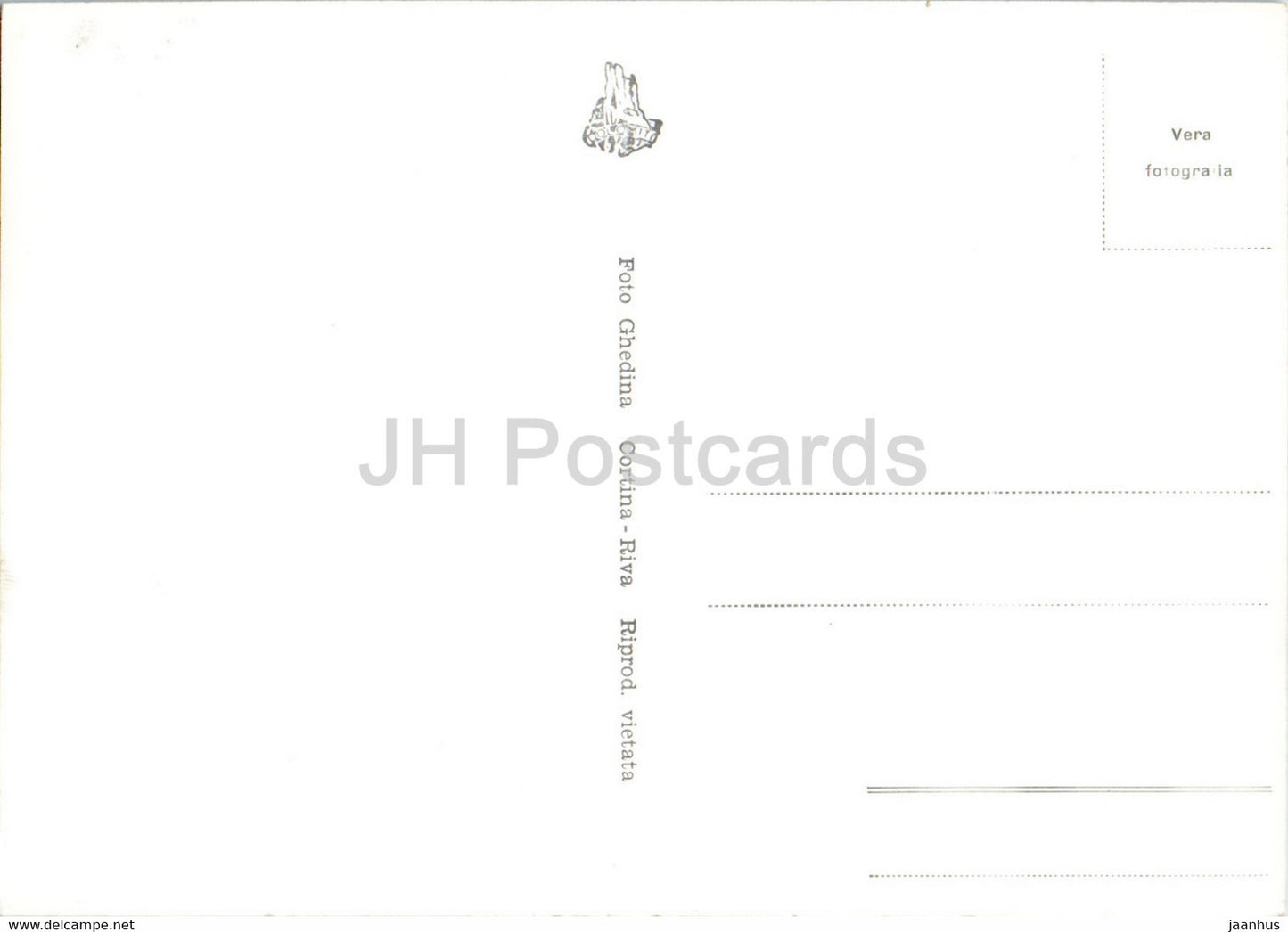 Val Fiscalina - Hotel Dolomiti 1450 - Fischleintal - Dolomitenhof - old postcard - Italy - unused