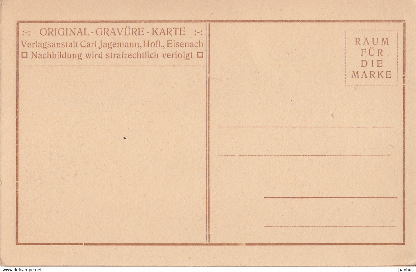 Die Wartburg von Sud Westen - old postcard - Germany - unused