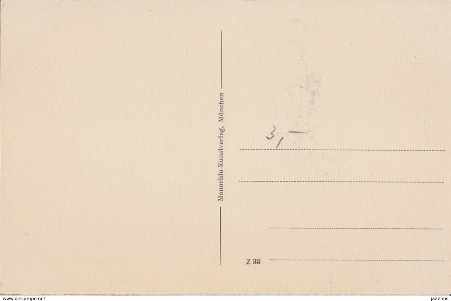 Kreidefelsen bei Sassnitz - old postcard - Germany - unused