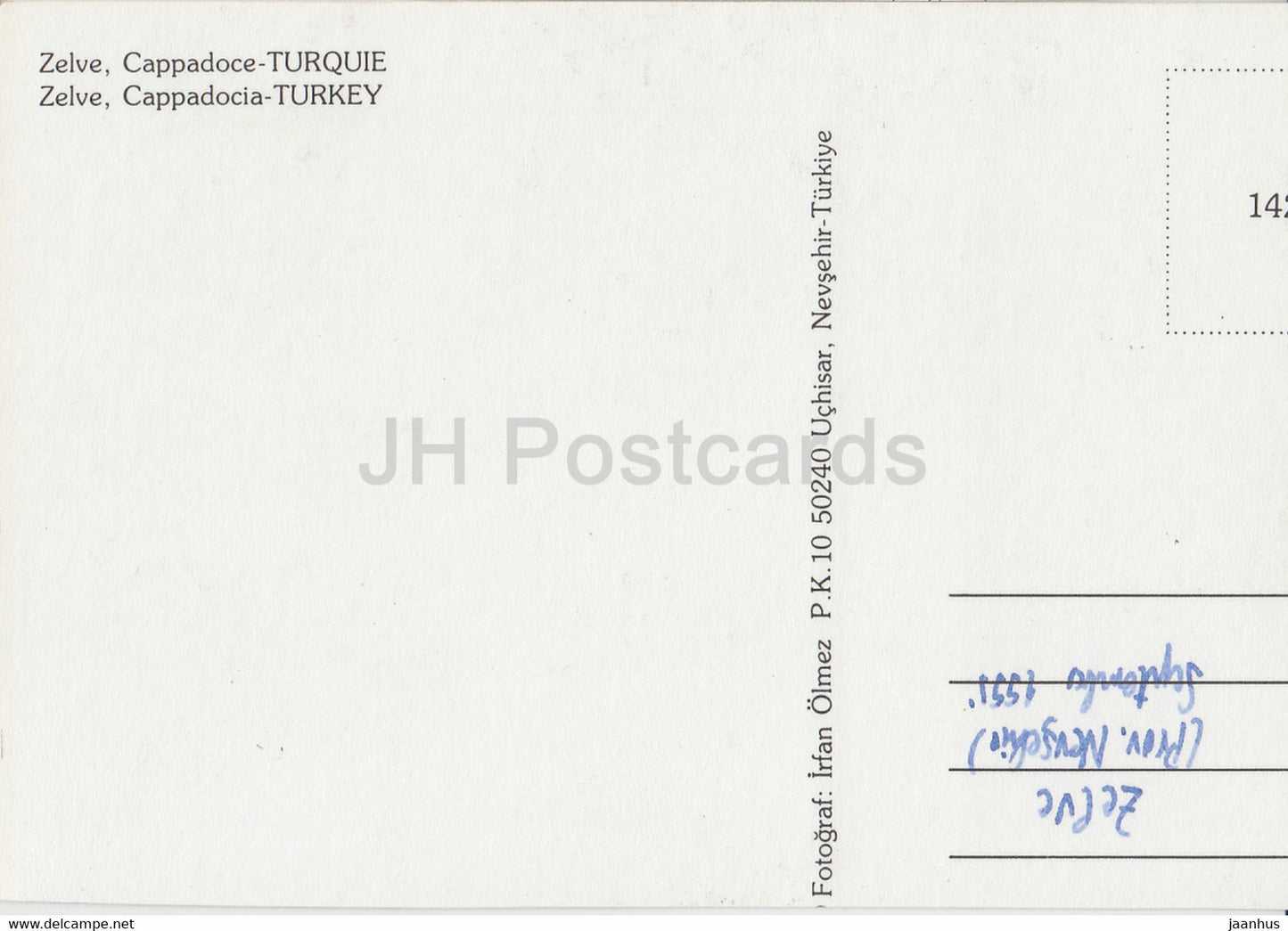 Zelve - Cappadocia - 1995 - Turkey - used