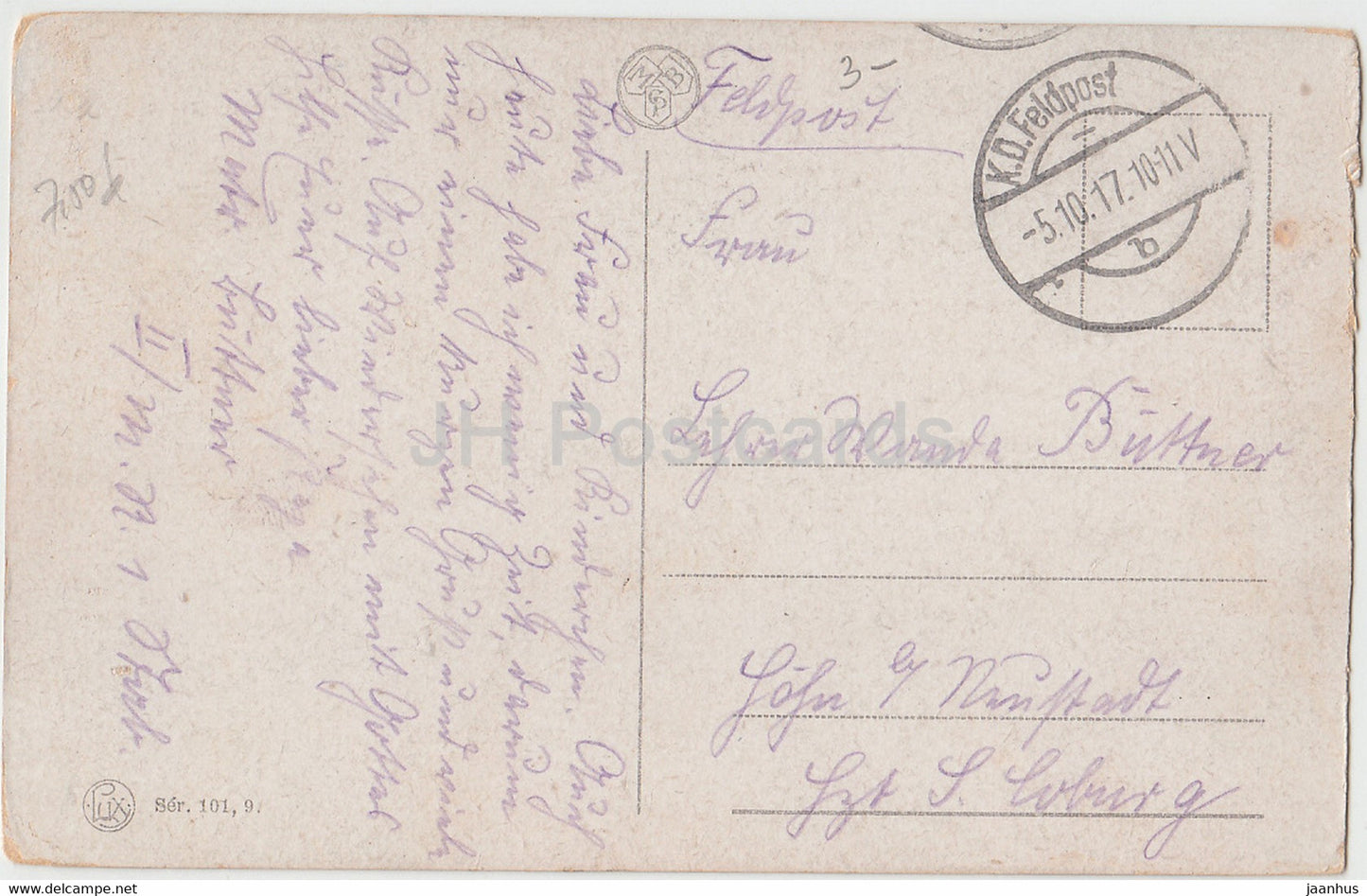 Bruges - Brugge - Chapelle de Saint Sang - Feldpost - old postcard - 1917 - Belgium - used