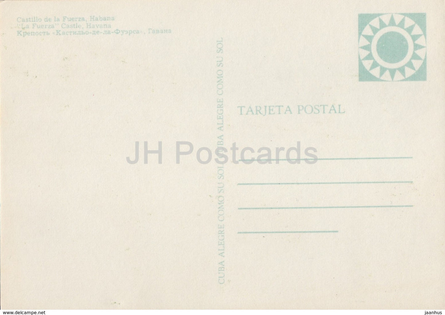 Habana - Castillo de la Fuerza - château - Cuba - inutilisé