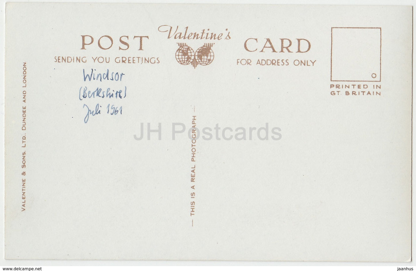 Windsor Castle - East Terrace - 3387 - 1961 - United Kingdom - England - used