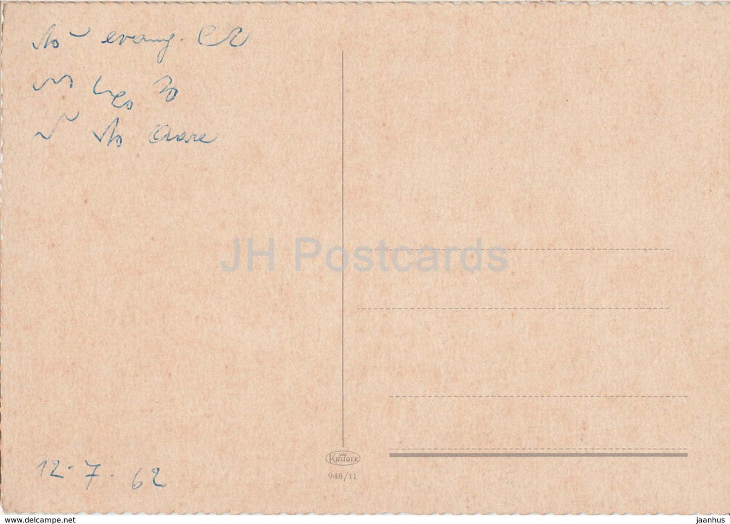 Bern - cathedral - church - bridge - multiview - Switzerland - 1962 - used