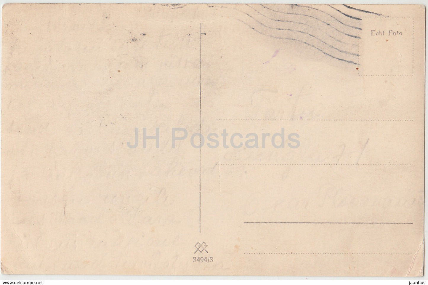 Blonde Woman - 3494 - old postcard - Germany - used