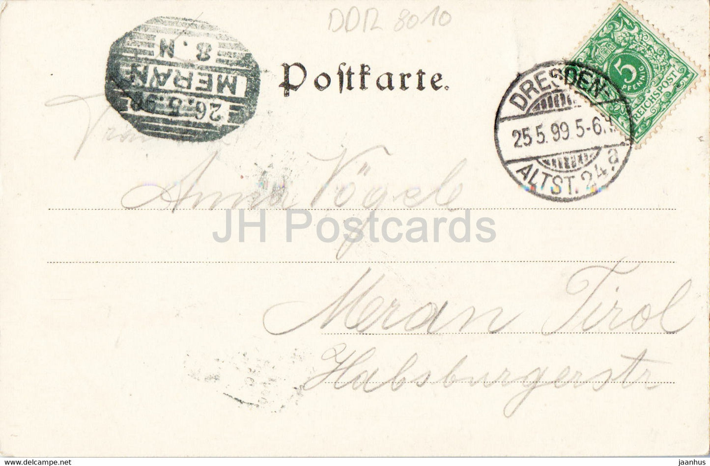 Dresde - Austellungsgebaude - bâtiment d'exposition - carte postale ancienne - 1899 - Allemagne - utilisé