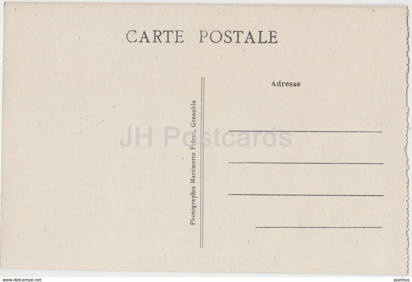 Le Chateau de Vizille - Un Salon - castle - 110 - old postcard - France - unused