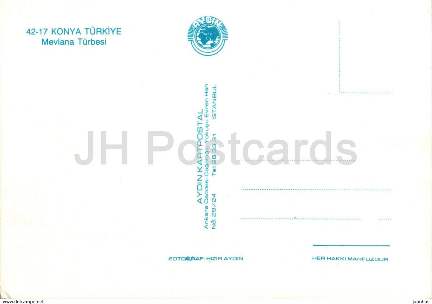 Konya - Mevlana Turbesi - Mevlana-Grab - 42-17 - Türkei - unbenutzt