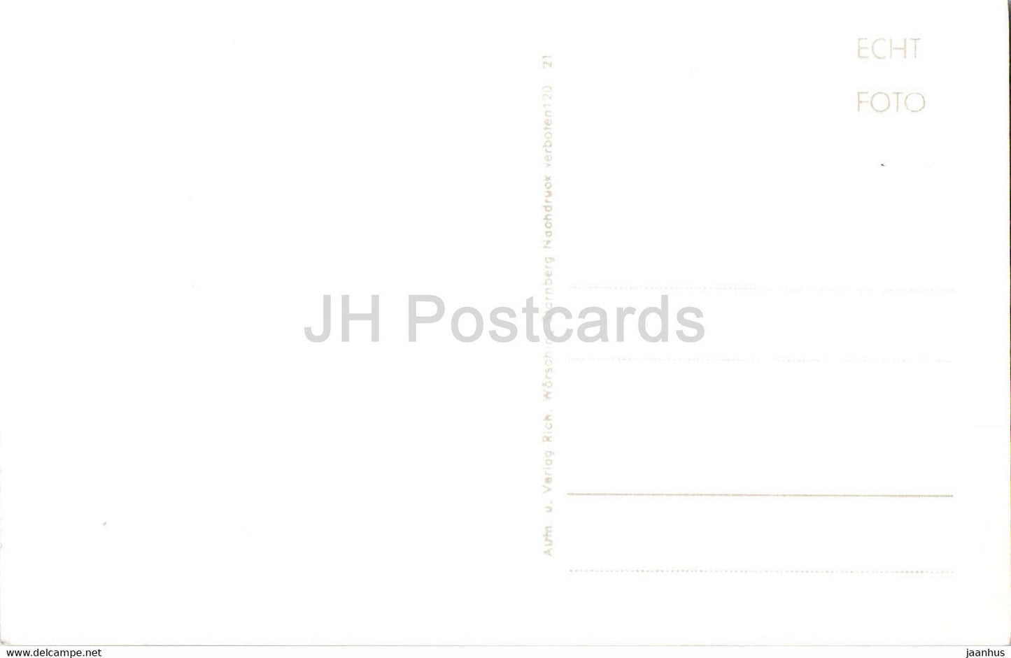 Seeshaupt mit Benediktenwand - carte postale ancienne - Allemagne - inutilisée