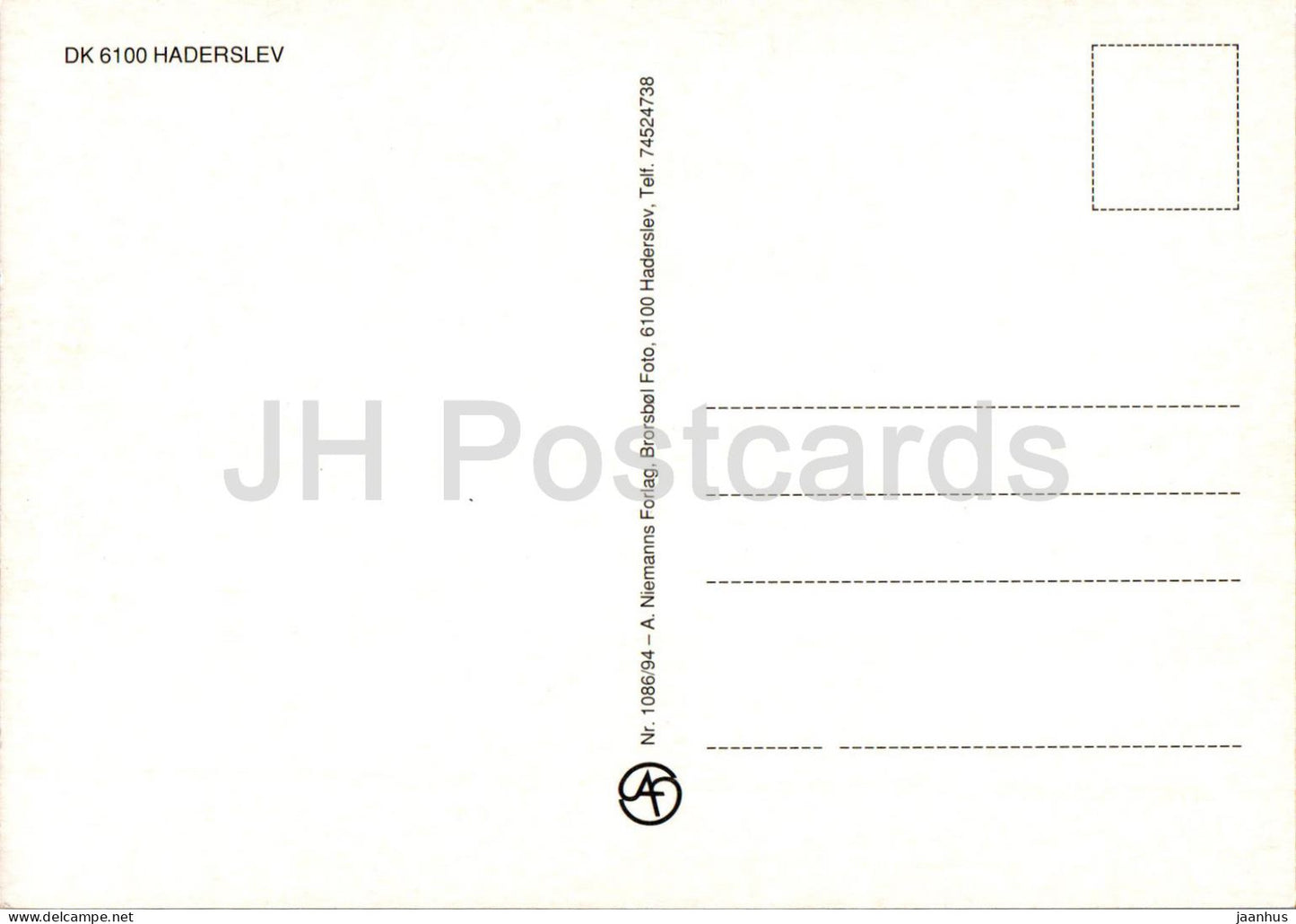 Hilsen fra Haderslev - Salutations de Haderslev - vues de la ville - multiview - 1086/94 - Danemark - inutilisé