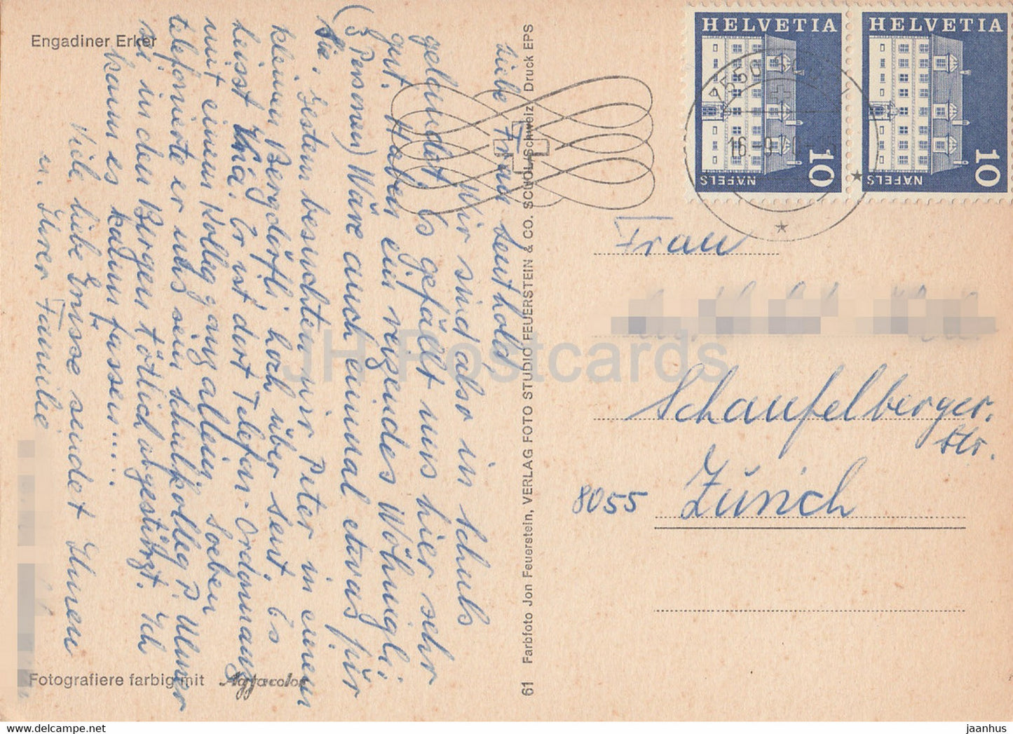 Engadiner Erker – 1970 – Schweiz – gebraucht