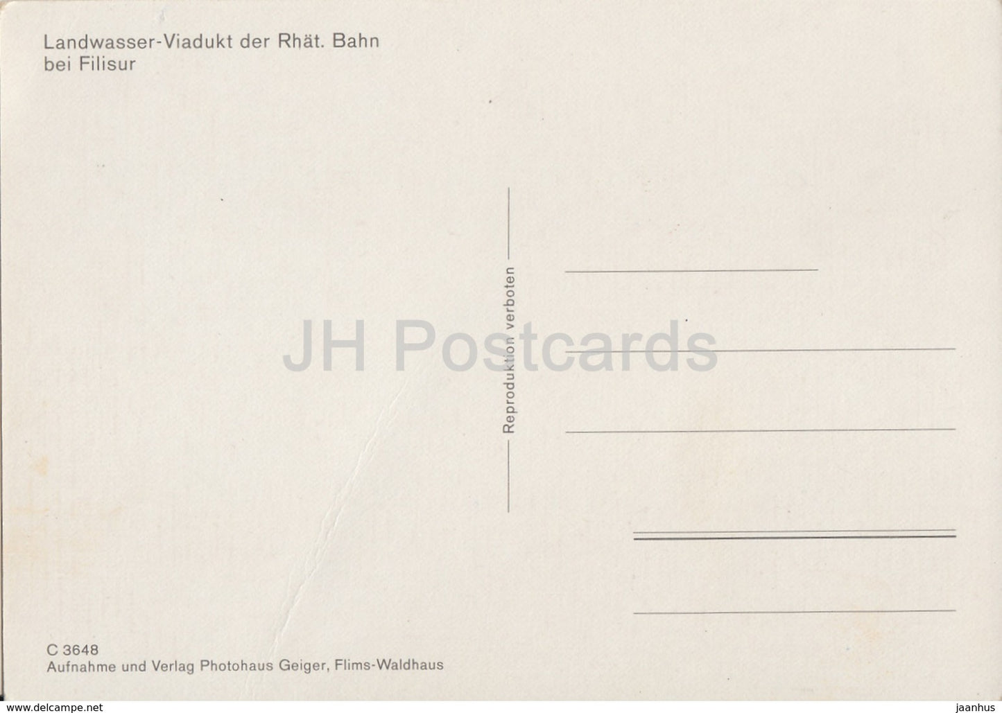 Landwasser Viadukt der Rhat Bahn bei Filisur - train - railway - Switzerland - unused